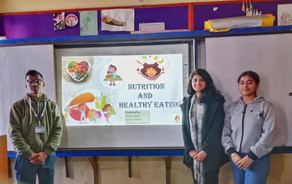 Nutrition education at Padmodaya Secondary School